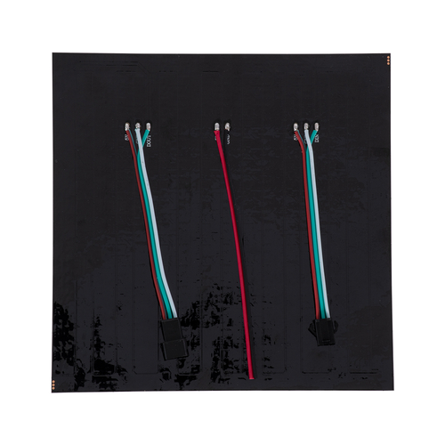 GloboStar® 90608 Digital Pixel Addressable Plate - Ψηφιακή Πλακέτα LED SMD 5050 61W/m 256LED/unit 256PIXEL/unit SPI/TTL Protocol IC WS2812/SK6812 4880lm/unit 120° DC 5V IP20 RGB - Μαύρο Σώμα - Μ160 x Π160 x Υ2mm - 5 Χρόνια Εγγύηση