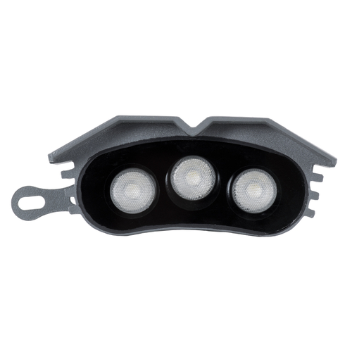GLOBOSTAR® TREELIGHT-ZINA S-90982 Κυρτή Μπάρα Φωτισμού Wall Washer για Φυτά - Δέντρα LED 3W 255lm 30° DC 24V Αδιάβροχο IP65 RGBW Dimmable - Γκρι Ανθρακί - Μ11 x Π6.5 x Υ5cm - 3 Χρόνια Εγγύηση