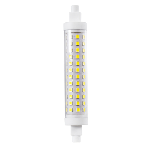 GLOBOSTAR® TUBINI 60396 Λάμπα R7S 118mm LED 12W 1452lm 360° AC 220-240V IP20 Ψυχρό Λευκό 6000K - Lumileds SMD Chip - Μ11.8 x Π2.2 x Υ2.2cm - 3 Χρόνια Εγγύηση