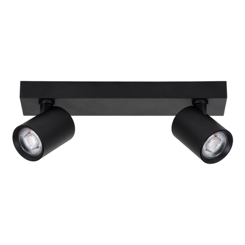 GLOBOSTAR® LEONARDO 60346 Μοντέρνο Φωτιστικό Οροφής LED 20W 2400lm 60° AC 220-240V IP20 Φυσικό Λευκό 4500K - Bridgelux COB - Μαύρο - Μ32 x Π7 x Υ11.8cm - 5 Χρόνια Εγγύηση