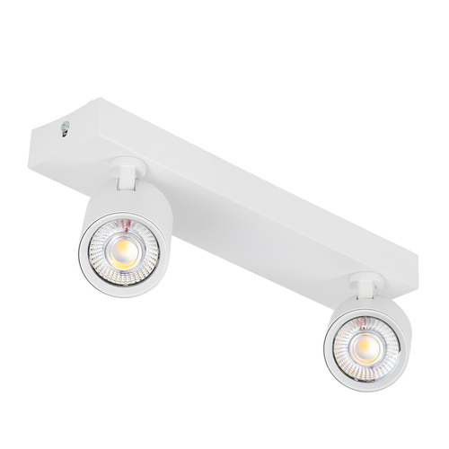 GLOBOSTAR® LEONARDO 60347 Μοντέρνο Φωτιστικό Οροφής LED 20W 2400lm 60° AC 220-240V IP20 Φυσικό Λευκό 4500K - Bridgelux COB - Λευκό - Μ32 x Π7 x Υ11.8cm - 5 Χρόνια Εγγύηση