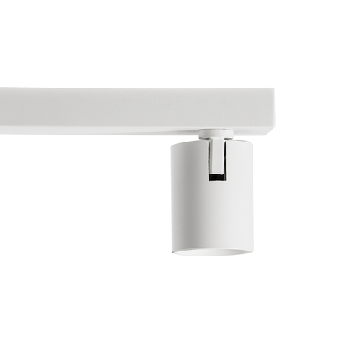 GLOBOSTAR® LEONARDO 60347 Μοντέρνο Φωτιστικό Οροφής LED 20W 2400lm 60° AC 220-240V IP20 Φυσικό Λευκό 4500K - Bridgelux COB - Λευκό - Μ32 x Π7 x Υ11.8cm - 5 Χρόνια Εγγύηση