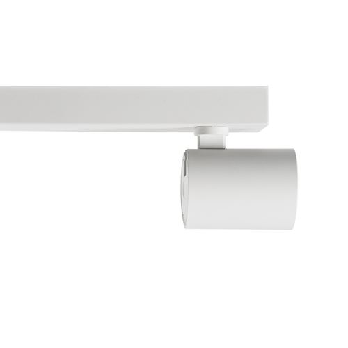 GLOBOSTAR® LEONARDO 60349 Μοντέρνο Φωτιστικό Οροφής LED 30W 3600lm 60° AC 220-240V IP20 Φυσικό Λευκό 4500K - Bridgelux COB - Λευκό - Μ52 x Π7 x Υ11.8cm - 5 Χρόνια Εγγύηση