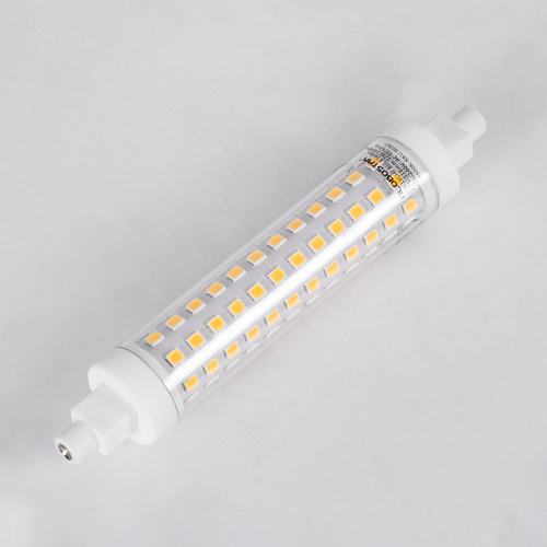 GLOBOSTAR® TUBINI 60398 Λάμπα R7S 118mm LED 12W 1356lm 360° AC 220-240V IP20 Θερμό Λευκό 2700K - Lumileds SMD Chip - Μ11.8 x Π2.2 x Υ2.2cm - 3 Χρόνια Εγγύηση