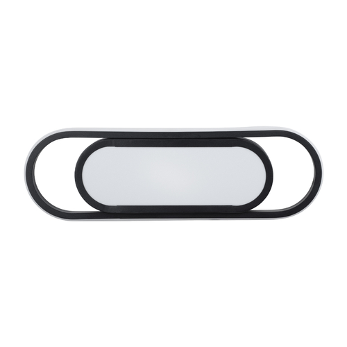 GLOBOSTAR® IGOR 61216 Μοντέρνο Φωτιστικό Οροφής LED 24W 2880lm 210° AC 220-240V IP20 Ρυθμιζόμενο Λευκό CCT με On/Off 2700K/4500K/6000K - Lumileds SMD Chip - Μαύρο Ματ - Μ41 x Π13 x Υ4.5cm - 3 Χρόνια Εγγύηση