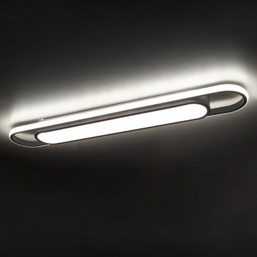 GLOBOSTAR® IGOR 61219 Μοντέρνο Φωτιστικό Οροφής LED 48W 5760lm 210° AC 220-240V IP20 Ρυθμιζόμενο Λευκό CCT με On/Off 2700K/4500K/6000K - Lumileds SMD Chip - Λευκό Ματ - Μ81 x Π13 x Υ4.5cm - 3 Χρόνια Εγγύηση