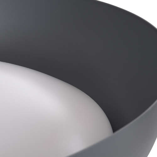 GLOBOSTAR® ANATOLIA 61262 Μοντέρνο Φωτιστικό Οροφής LED 60W 6900lm 120° AC 220-240V IP20 Ρυθμιζόμενο Λευκό CCT με Χειριστήριο από 2700K έως 6000K Dimmable - Lumileds SMD Chip - Γκρι - Μ43 x Π43 x Υ11cm - 3 Χρόνια Εγγύηση