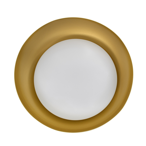 GLOBOSTAR® ANATOLIA 61263 Μοντέρνο Φωτιστικό Οροφής LED 60W 6900lm 120° AC 220-240V IP20 Ρυθμιζόμενο Λευκό CCT με Χειριστήριο από 2700K έως 6000K Dimmable - Lumileds SMD Chip - Χρυσό - Μ43 x Π43 x Υ11cm - 3 Χρόνια Εγγύηση