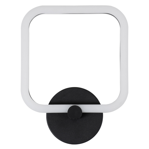 GLOBOSTAR® ELIZA 61343 Μοντέρνο Φωτιστικό Τοίχου - Απλίκα LED 8W 960lm 360° AC 220-240V IP20 Ρυθμιζόμενο Λευκό CCT με On/Off 2700K/4500K/6000K - Lumileds SMD Chip - Μαύρο Ματ - Μ22 x Π5 x Υ28.5cm - 3 Χρόνια Εγγύηση