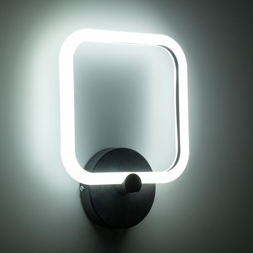 GLOBOSTAR® ELIZA 61343 Μοντέρνο Φωτιστικό Τοίχου - Απλίκα LED 8W 960lm 360° AC 220-240V IP20 Ρυθμιζόμενο Λευκό CCT με On/Off 2700K/4500K/6000K - Lumileds SMD Chip - Μαύρο Ματ - Μ22 x Π5 x Υ28.5cm - 3 Χρόνια Εγγύηση