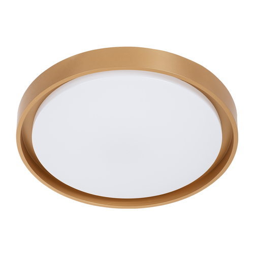 GLOBOSTAR® BARCHETTA 61399 Μοντέρνο Κρεμαστό Φωτιστικό Οροφής LED 72W 8306lm 120° AC 220-240V IP20 Ρυθμιζόμενο Λευκό CCT με Χειριστήριο από 2700K έως 6000K Dimmable - Lumileds SMD Chip - Χρυσό Ματ - Μ48 x Π48 x Υ8.2cm - 3 Χρόνια Εγγύηση