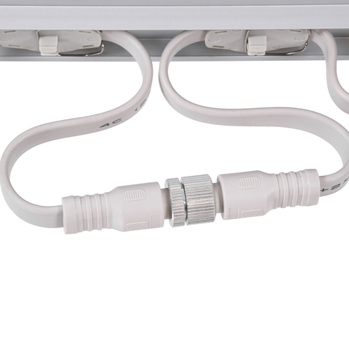 GloboStar® 90119 4 x Digital Pixel Addressable Facade Aluminum Bars - 4 x Ψηφιακές Μπάρες Αλουμινίου Πρόσοψης Κτιρίων LED SMD 3535 45W 60LED 60PIXEL SPI/TTL Protocol IC UCS512B 2700lm 120° DC 12V IP67 RGB - Ασημί Σώμα - Μ400 x Π4.5 x Υ3.6cm - 4 Μπάρες