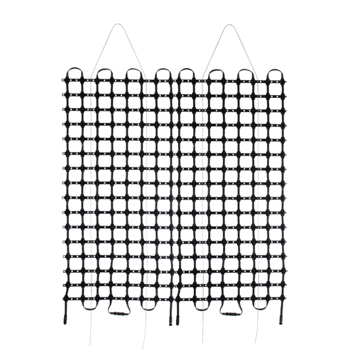 GloboStar® 90142 Digital Pixel Addressable Facade Soft Net Panel - Ψηφιακό Εύκαμπτο Δίχτυ Πάνελ Πρόσοψης Κτιρίων LED SMD 3535 192W/m2 256LED/m2 256PIXEL/m2 SPI/TTL Protocol IC UCS512B 11520lm/m2 120° DC 12V IP67 RGB - Μαύρο Σώμα - Μ100 x Π100 x Υ1.7cm