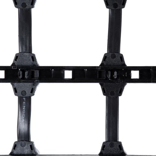 GloboStar® 90142 Digital Pixel Addressable Facade Soft Net Panel - Ψηφιακό Εύκαμπτο Δίχτυ Πάνελ Πρόσοψης Κτιρίων LED SMD 3535 192W/m2 256LED/m2 256PIXEL/m2 SPI/TTL Protocol IC UCS512B 11520lm/m2 120° DC 12V IP67 RGB - Μαύρο Σώμα - Μ100 x Π100 x Υ1.7cm