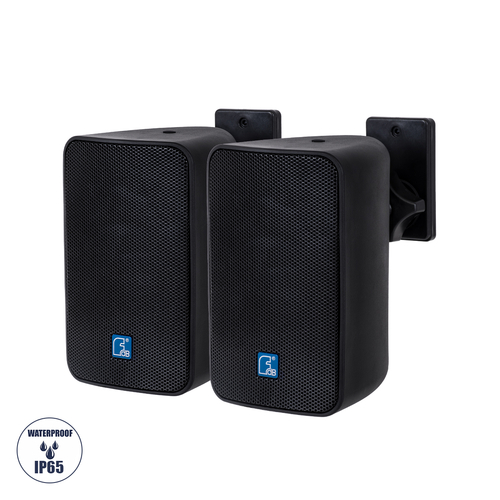 GLOBOSTAR® FDB ES104BT 98000 Επιτοίχιο Παθητικό Ηχείο Εγκαταστάσεων με Μετασχηματιστή 100V & 16Ω - 80W RMS (160W Peak) - 1 x 4 Inches LF & 1 x 0.8 Inches HF - Αδιάβροχο IP46 - Μαύρο - Μ14 x Π17 x Υ23cm - Σετ 2 Τεμαχίων - 2 Χρόνια Εγγύηση