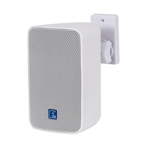 GLOBOSTAR® FDB ES104WT 98001 Επιτοίχιο Παθητικό Ηχείο Εγκαταστάσεων με Μετασχηματιστή 100V & 16Ω - 80W RMS (160W Peak) - 1 x 4 Inches LF & 1 x 0.8 Inches HF - Αδιάβροχο IP46 - Λευκό - Μ14 x Π17 x Υ23cm - Σετ 2 Τεμαχίων - 2 Χρόνια Εγγύηση