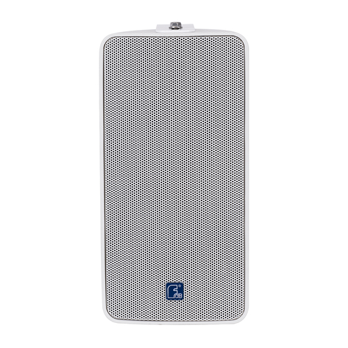 GloboStar® FDB ES106WT 98003 Facilities Speaker - Παθητικό Ηχείο Εγκαταστάσεων Επιτοίχιο με Μετασχηματιστή 100V & 16Ω - 80W RMS (320W Peak) - 1 x 6 Inches LF & 1 x 1 Inches HF - Αδιάβροχο IP65 - Λευκό - Μ18.2 x Π22.4 x Υ36.2cm - Ζεύγος