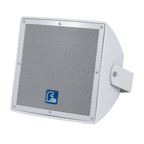 GloboStar® FDB LT208PT 98008 Facilities Speaker - Παθητικό Ηχείο Εγκαταστάσεων Επιτοίχιο με Μετασχηματιστή 100V & 8Ω - 150W RMS (600W Peak) - 1 x 8 Inches LF & 1 x 1 Inches HF - Αδιάβροχο IP56 - Λευκό - Μ30 x Π28 x Υ32cm