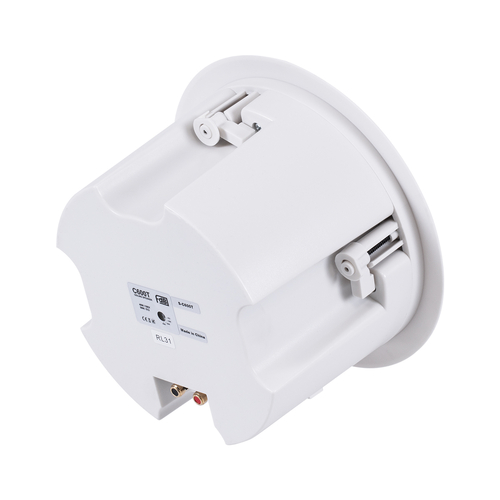 GLOBOSTAR® FDB C600T 98012 Χωνευτό Παθητικό Ηχείο Εγκαταστάσεων με Μετασχηματιστή 100V & 8Ω - 40W RMS (80W Peak) - 1 x 6 Inches LF & 1 x 1 Inches HF - IP20 - Λευκό - Μ23.9 x Π23.9 x Υ15.3cm / Q20.5 x 13.9cm - 2 Χρόνια Εγγύηση