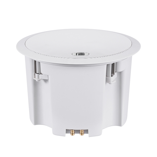 GLOBOSTAR® FDB C800T 98013 Χωνευτό Παθητικό Ηχείο Εγκαταστάσεων με Μετασχηματιστή 100V & 8Ω - 50W RMS (100W Peak) - 1 x 8 Inches LF & 1 x 1 Inches HF - IP20 - Λευκό - Μ28 x Π28 x Υ19.1cm / Q24.5 x 17.7cm - 2 Χρόνια Εγγύηση