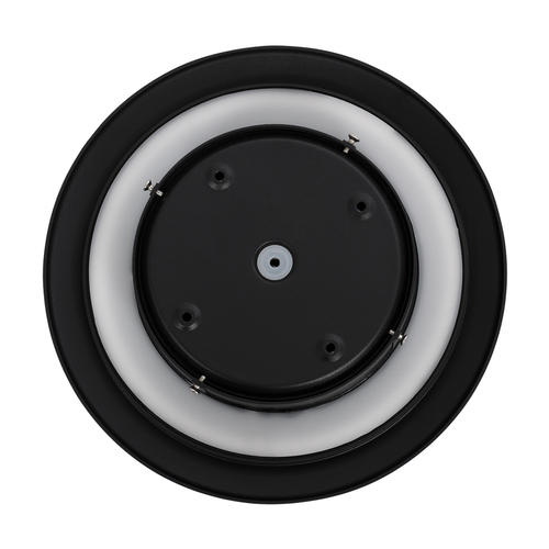 GLOBOSTAR® HELIO-R 60494 Μοντέρνο Φωτιστικό Τοίχου - Απλίκα LED 12W 1440lm 120° AC 220-240V Αδιάβροχο IP65 Φυσικό Λευκό 4500K - Lumileds SMD Chip & TÜV SÜD Driver - Μαύρο Ματ - Μ26 x Π26 x Υ5cm - 5 Χρόνια Εγγύηση