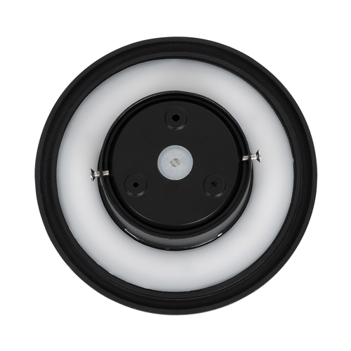 GLOBOSTAR® HELIO-R 60659 Μοντέρνο Φωτιστικό Τοίχου - Απλίκα LED 7W 700lm 120° AC 220-240V Αδιάβροχο IP65 Θερμό Λευκό 2700K - Lumileds SMD Chip & TÜV SÜD Driver - Μαύρο Ματ - Μ16 x Π5 x Υ16cm - 5 Χρόνια Εγγύηση