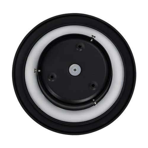 GLOBOSTAR® HELIO-R 60660 Μοντέρνο Φωτιστικό Τοίχου - Απλίκα LED 10W 1150lm 120° AC 220-240V Αδιάβροχο IP65 Θερμό Λευκό 2700K - Lumileds SMD Chip & TÜV SÜD Driver - Μαύρο Ματ - Μ21 x Π21 x Υ5cm - 5 Χρόνια Εγγύηση