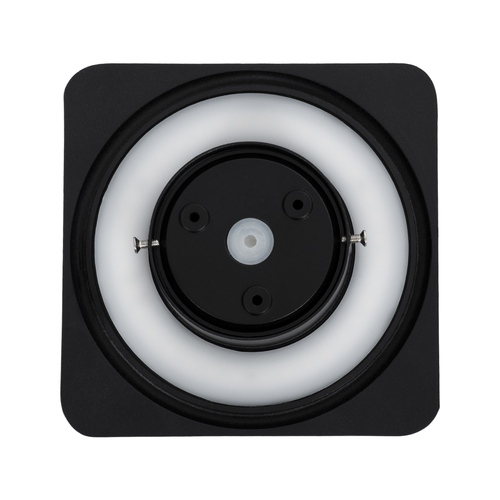 GLOBOSTAR® HELIO-S 60662 Μοντέρνο Φωτιστικό Τοίχου - Απλίκα LED 7W 700lm 120° AC 220-240V Αδιάβροχο IP65 Θερμό Λευκό 2700K - Lumileds SMD Chip & TÜV SÜD Driver - Μαύρο Ματ - Μ16 x Π5 x Υ16cm - 5 Χρόνια Εγγύηση