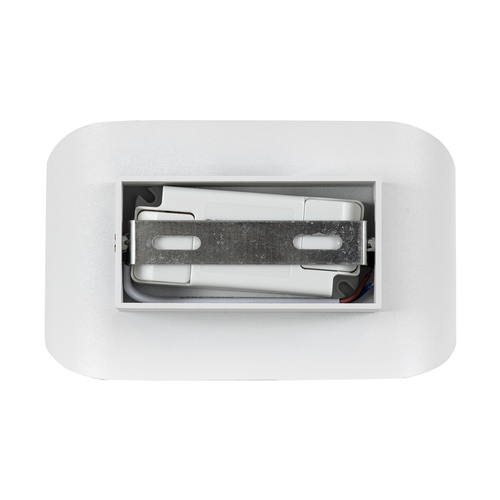 GLOBOSTAR® EDEN 60665 Μοντέρνο Φωτιστικό Τοίχου - Απλίκα LED 10W 1000lm 60° AC 220-240V IP20 Φυσικό Λευκό 4500K - Bridgelux COB Chip & TÜV SÜD Driver - Λευκό Ματ - Μ16 x Π10.5 x Υ9cm - 3 Χρόνια Εγγύηση