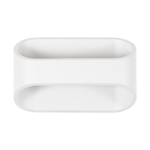 GLOBOSTAR® EDEN 60666 Μοντέρνο Φωτιστικό Τοίχου - Απλίκα LED 10W 950lm 60° AC 220-240V IP20 Θερμό Λευκό 2700K - Bridgelux COB Chip & TÜV SÜD Driver - Λευκό Ματ - Μ16 x Π10.5 x Υ9cm - 3 Χρόνια Εγγύηση