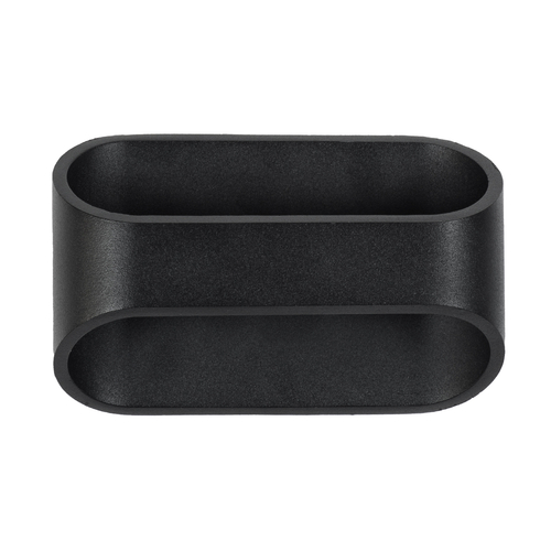 GLOBOSTAR® EDEN 60670 Μοντέρνο Φωτιστικό Τοίχου - Απλίκα LED 10W 950lm 60° AC 220-240V IP20 Θερμό Λευκό 2700K - Bridgelux COB Chip & TÜV SÜD Driver - Μαύρο Ματ - Μ16 x Π10.5 x Υ9cm - 3 Χρόνια Εγγύηση