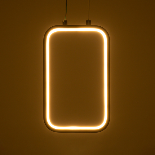 GLOBOSTAR® NEROBA 61301 Μοντέρνο Κρεμαστό Φωτιστικό Οροφής LED 12W 1320lm 360° AC 220-240V IP20 Ρυθμιζόμενο Λευκό CCT με On/Off 2700K/4500K/6000K - Lumileds SMD Chip - Χρυσό Βούρτσας - Μ16 x Π1.6 x Υ25.5cm - 3 Χρόνια Εγγύηση