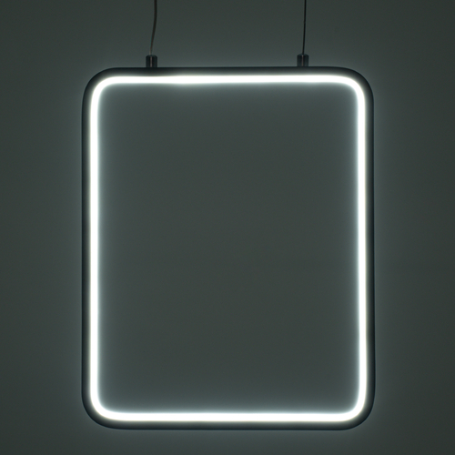 GLOBOSTAR® NEROBA 61303 Μοντέρνο Κρεμαστό Φωτιστικό Οροφής LED 18W 1980lm 360° AC 220-240V IP20 Ρυθμιζόμενο Λευκό CCT με On/Off 2700K/4500K/6000K - Lumileds SMD Chip - Λευκό Ματ - Μ29 x Π2 x Υ36cm - 3 Χρόνια Εγγύηση