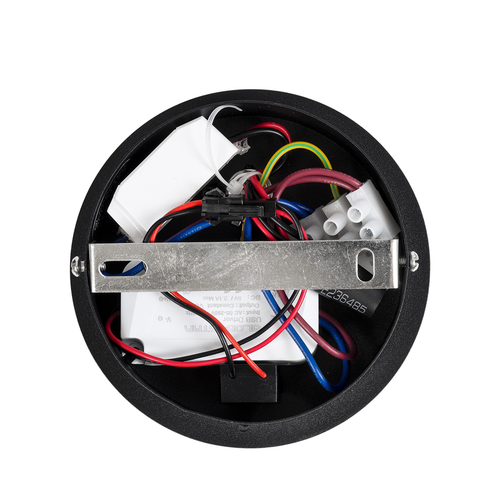 GLOBOSTAR® REGENCY 61373 Μοντέρνο Φωτιστικό Τοίχου - Απλίκα Ξενοδοχείου Reading Light με Φορτιστή USB 3A LED 8W 920lm 120° AC 220-240V IP20 Φυσικό Λευκό 4500K - Bridgelux SMD Chip & TÜV SÜD Driver - Μαύρο Ματ - Μ12 x Π12 x Υ13cm - 3 Χρόνια Εγγύηση