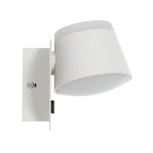 GLOBOSTAR® REGENCY 61377 Μοντέρνο Φωτιστικό Τοίχου - Απλίκα Ξενοδοχείου Reading Light με Φορτιστή USB 3A LED 16W 1840lm 120° AC 220-240V IP20 Φυσικό Λευκό 4500K - Bridgelux SMD Chip & TÜV SÜD Driver - Λευκό Ματ - Μ16.5 x Π12 x Υ10cm - 3 Χρόνια Εγγύηση