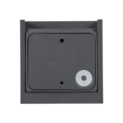 GLOBOSTAR® AXIS-S 60561 Μοντέρνο Φωτιστικό Τοίχου - Απλίκα LED 10W 1150lm 5°/60° AC 220-240V Αδιάβροχο IP65 Θερμό Λευκό 2700K - Bridgelux COB Chip & TÜV SÜD Driver - Γκρι Ανθρακί Ματ - Μ10 x Π10 x Υ10cm - 5 Χρόνια Εγγύηση