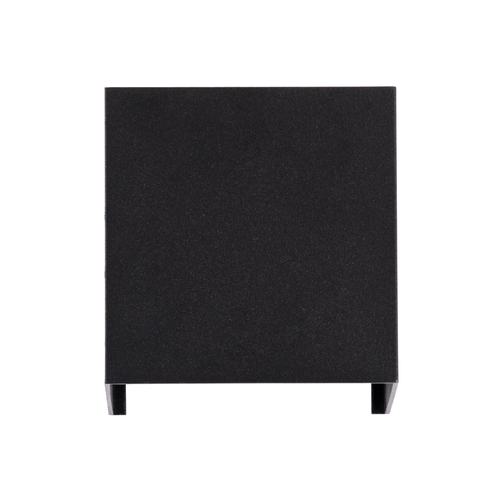 GLOBOSTAR® AXIS-S 60565 Μοντέρνο Φωτιστικό Τοίχου - Απλίκα LED 10W 1200lm 5°/60° AC 220-240V Αδιάβροχο IP65 Φυσικό Λευκό 4500K - Bridgelux COB Chip & TÜV SÜD Driver - Μαύρο Ματ - Μ10 x Π10 x Υ10cm - 5 Χρόνια Εγγύηση