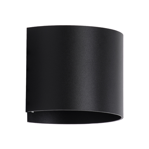 GLOBOSTAR® AXIS-R 60640 Μοντέρνο Φωτιστικό Τοίχου - Απλίκα LED 10W 1200lm 5°/60° AC 220-240V Αδιάβροχο IP65 Φυσικό Λευκό 4500K - Bridgelux COB Chip & TÜV SÜD Driver - Μαύρο Ματ - Μ10 x Π10 x Υ10cm - 5 Χρόνια Εγγύηση