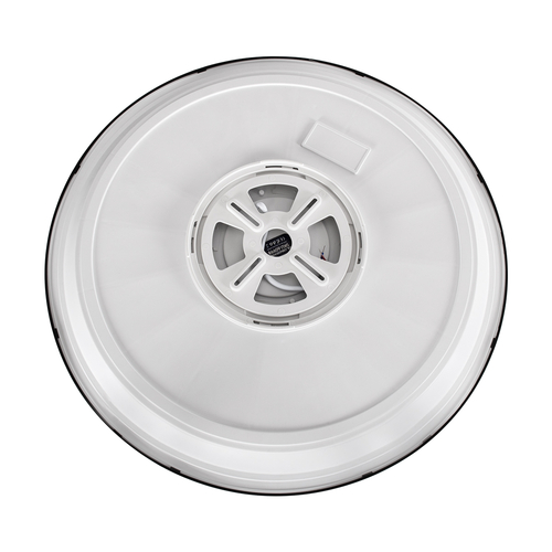 GLOBOSTAR® TUFFIN 60999 Φωτιστικό Πλαφονιέρα Οροφής LED 36W 3960lm 120° AC 220-240V Αδιάβροχο IP54 Φυσικό Λευκό 4500K - Lumileds SMD Chip - Μαύρο Ματ & Λευκό Γαλακτερό - Μ48 x Π48 x Υ6.5cm - 3 Χρόνια Εγγύηση