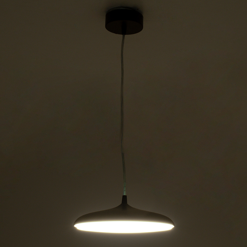 GLOBOSTAR® BARON 61253 Μοντέρνο Κρεμαστό Φωτιστικό Οροφής LED 12W 1440lm 120° AC 220-240V IP20 Ρυθμιζόμενο Λευκό CCT με On/Off 2700K/4500K/6000K - Lumileds SMD Chip - Ροζ Χρυσό - Μ25 x Π25 x Υ8cm - 3 Χρόνια Εγγύηση