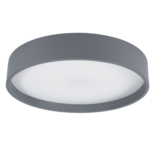 GLOBOSTAR® NARNIA 61258 Μοντέρνο Φωτιστικό Οροφής LED 75W 8625lm 120° AC 220-240V IP20 Ρυθμιζόμενο Λευκό CCT με Χειριστήριο από 2700K έως 6000K Dimmable - Lumileds SMD Chip - Γκρι Ανθρακί Ματ - Μ45 x Π45 x Υ8cm - 3 Χρόνια Εγγύηση