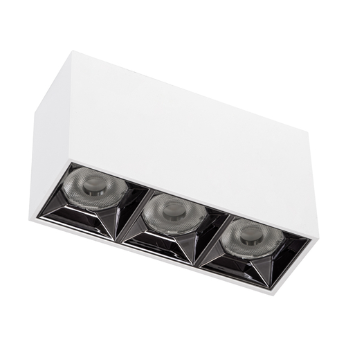 GLOBOSTAR® LUMINAR 60326 Downlight Σποτ LED 12W 1680lm 36° AC 220-240V IP20 Φυσικό Λευκό 4500K - Osram SMD Chip & TÜV SÜD Driver - Λευκό Ματ - Μ11.8 x Π4.2 x Υ6.6cm - 5 Χρόνια Εγγύηση