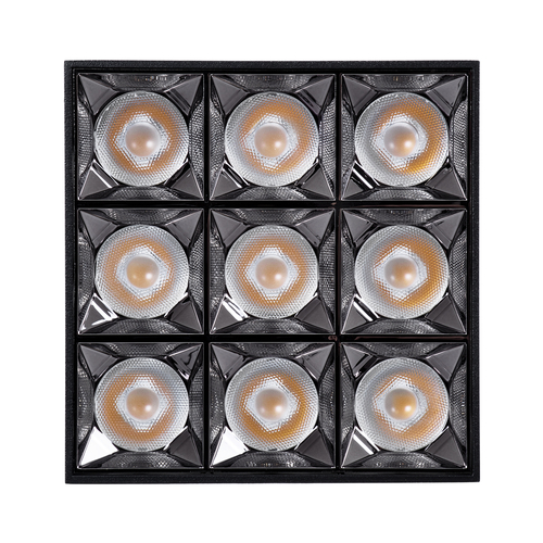 GLOBOSTAR® LUMINAR 60336 Downlight Σποτ LED 30W 4200lm 36° AC 220-240V IP20 Φυσικό Λευκό 4500K - Osram SMD Chip & TÜV SÜD Driver - Μαύρο Ματ - Μ12 x Π12 x Υ6.6cm - 5 Χρόνια Εγγύηση