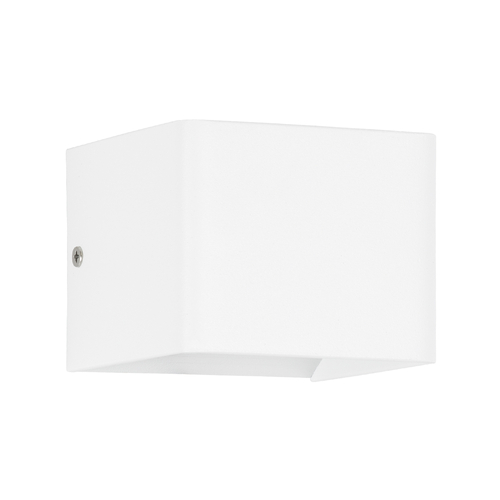 GLOBOSTAR® CIRCOA 60533 Μοντέρνο Φωτιστικό Τοίχου - Απλίκα LED 10W 1000lm 60° AC 220-240V Αδιάβροχο IP44 Θερμό Λευκό 2700K - Bridgelux COB Chip & TÜV SÜD Driver - Λευκό Ματ - Μ10 x Π8 x Υ10cm - 5 Χρόνια Εγγύηση