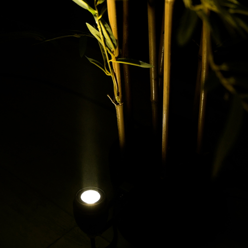 GLOBOSTAR® TREEGAL 90462 Φωτιστικό Σποτ για Φυτά - Δέντρα με Βάση Μπετού & Κορμού LED 3W 345lm 15° DC 24V Αδιάβροχο IP67 Φυσικό Λευκό 4500K Dimmable - Bridgelux SMD Chip - Γκρι Ανθρακί - Μ5 x Π5 x Υ14.7cm - 3 Χρόνια Εγγύηση