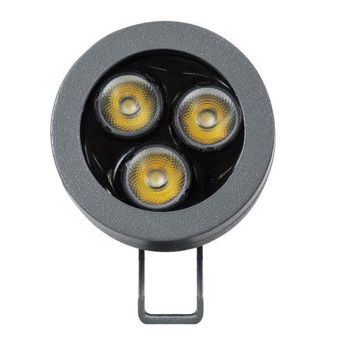 GLOBOSTAR® TREESPO 90465 Φωτιστικό Σποτ για Φυτά - Δέντρα LED 6W 660lm 15° DC 24V Αδιάβροχο IP65 Θερμό Λευκό 2700K Dimmable - Bridgelux SMD Chip - Γκρι Ανθρακί - Μ6.6 x Π9 x Υ12cm - 3 Χρόνια Εγγύηση