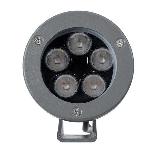 GLOBOSTAR® TREESPO 90468 Φωτιστικό Σποτ για Φυτά - Δέντρα LED 12W 1260lm 15° DC 24V Αδιάβροχο IP67 Ultra Θερμό Λευκό 2200K Dimmable - Bridgelux SMD Chip - Γκρι Ανθρακί - Μ9 x Π11 x Υ9cm - 3 Χρόνια Εγγύηση