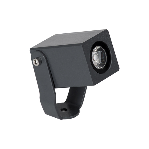 GLOBOSTAR® TREEMARO 90472 Φωτιστικό Σποτ για Φυτά - Δέντρα LED 3W 330lm 8° DC 24V Αδιάβροχο IP67 Θερμό Λευκό 2700K Dimmable - Bridgelux SMD Chip - Γκρι Ανθρακί - Μ3.5 x Π6.4 x Υ10cm - 3 Χρόνια Εγγύηση