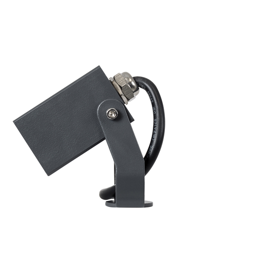 GLOBOSTAR® TREEMARO 90472 Φωτιστικό Σποτ για Φυτά - Δέντρα LED 3W 330lm 8° DC 24V Αδιάβροχο IP67 Θερμό Λευκό 2700K Dimmable - Bridgelux SMD Chip - Γκρι Ανθρακί - Μ3.5 x Π6.4 x Υ10cm - 3 Χρόνια Εγγύηση