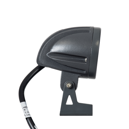 GLOBOSTAR® TREEDITA 90474 Φωτιστικό Σποτ για Φυτά - Δέντρα LED 3W 330lm 8° DC 24V Αδιάβροχο IP67 Θερμό Λευκό 2700K Dimmable - Bridgelux SMD Chip - Γκρι Ανθρακί - Μ5.7 x Π6.5 x Υ9.8cm - 3 Χρόνια Εγγύηση